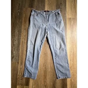 Gloria Vanderbilt Amanda Jeans Womens 16 Light Blue Excellent High Rise Straight